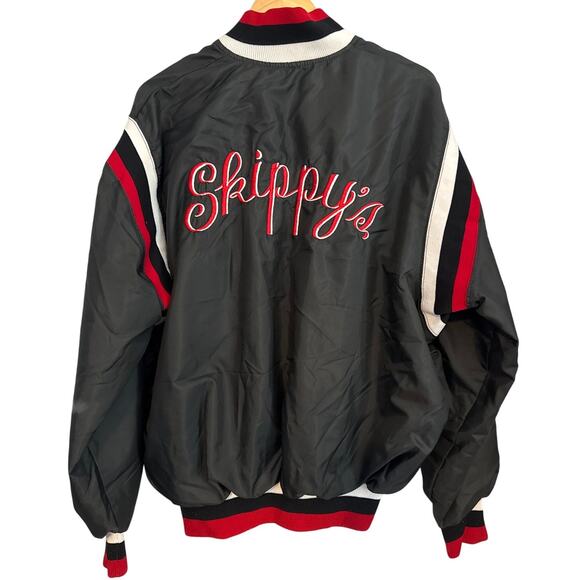 Vintage 90s Pullover Retro Sportswear Black Windbreaker Mens XXL Bomber Jacket - Picture 1 of 6